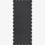 Obsira Runner Rug Scalloped Edge