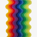 Aura Spectrum Rainbow Wavy Area Rug