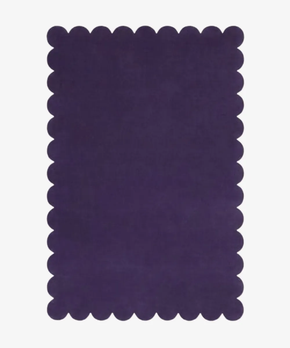 Scallopedrugs Purple Rugs
