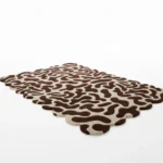Topaz Lava Brown And Beige Modern Rug