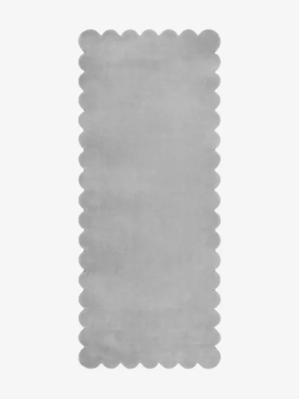 Moonhaze Runner Rug Scalloped Edge